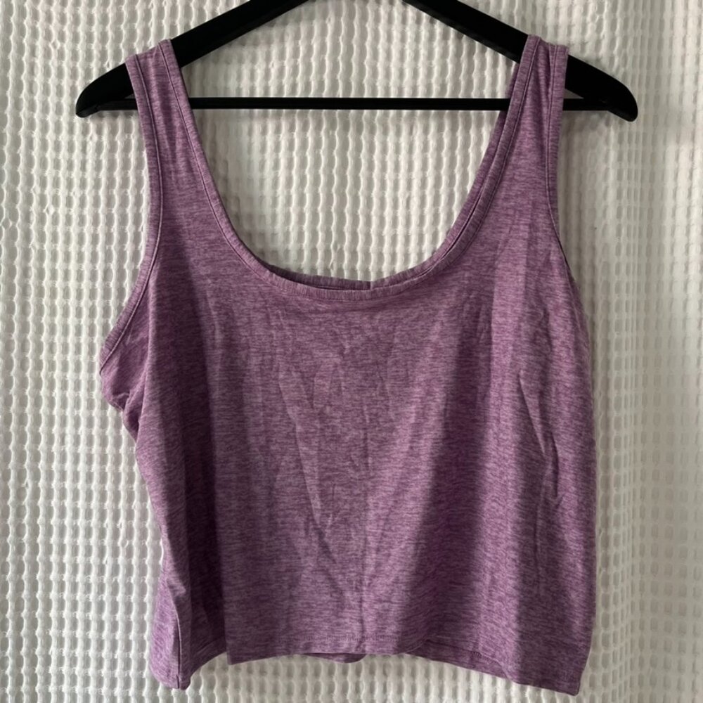 Outdoor Voices All Day Crop Top in Provence colorway